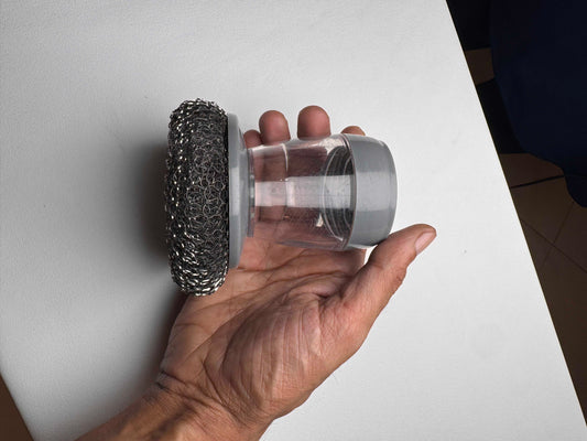 Soap Dispensing Kitchen Scrubber Brush with Steel Wire Ball
