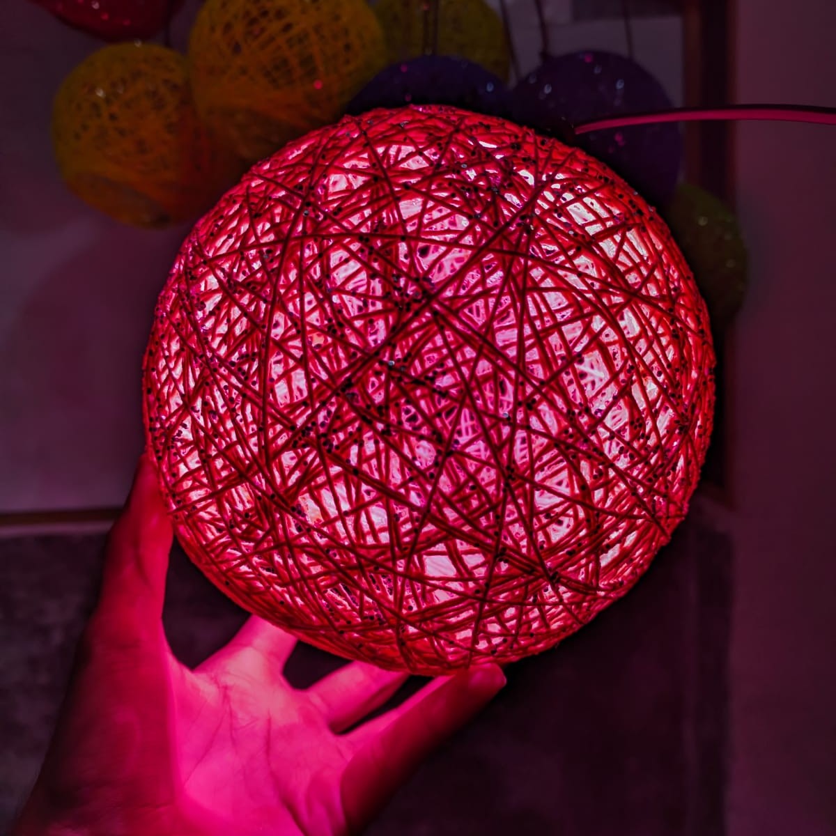 String Ball Lamp – Decorative Home Lighting