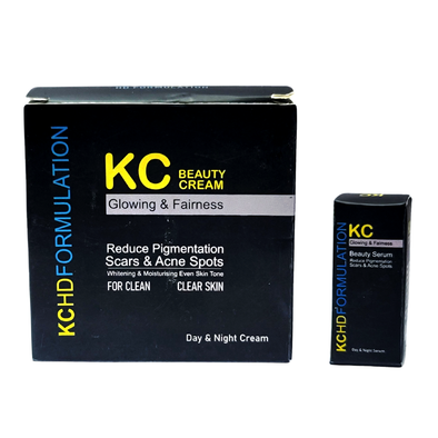 🌟 KC HD Formulation Beauty Cream & Serum – Day & Night Glowing Skincare