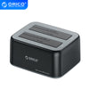 ORICO 6829C3 2.5″/3.5″ SATA HDD/SSD Dual-Bay Dock with Offline Clone Function