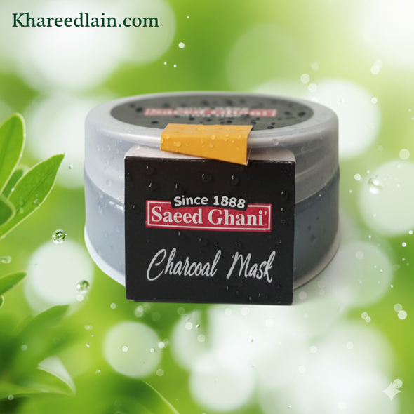 Saeed Ghani Charcoal Mask – Deep Cleansing & Oil Control