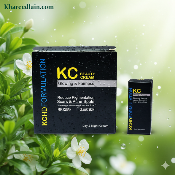 🌟 KC HD Formulation Beauty Cream & Serum – Day & Night Glowing Skincare