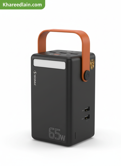 Sigma Power Bank 50000mAh PD-50 | 65W Fast Charging | Portable Backup Battery