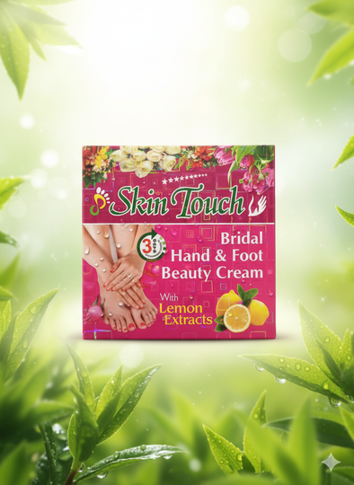 Skin Touch Bridal Hand & Foot Beauty Cream with Lemon Extracts – Soft, Bright & Beautiful