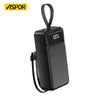 ASPOR A319 50000mAh 22.5W High-Speed Power Bank with Built-in Cable