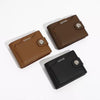 Men's PU Leather Outlet Pocket Card Holder Wallet