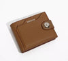 Men's PU Leather Outlet Pocket Card Holder Wallet