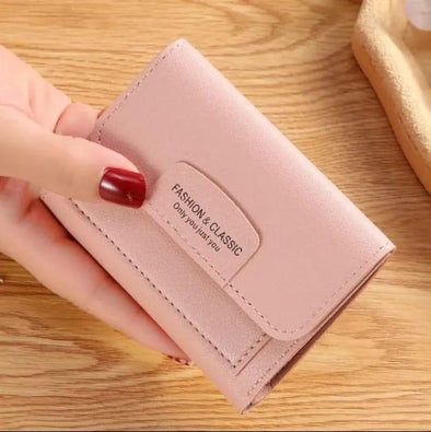 Stylish Women’s Leather Tri Fold Wallet with Multiple Card Pockets