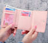 Stylish Women’s Leather Tri Fold Wallet with Multiple Card Pockets