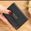 Stylish Women’s Leather Tri Fold Wallet with Multiple Card Pockets