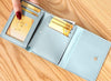 Stylish Women’s Leather Tri Fold Wallet with Multiple Card Pockets
