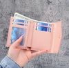 Stylish Women’s Leather Tri Fold Wallet with Multiple Card Pockets