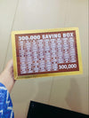 300,000 Saving Box – Wooden Money Saving Challenge Box