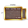 02 Kids Saving Box – Wooden Money Saving Challenge Chart