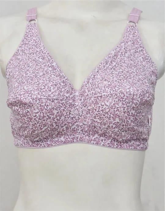 Cotton Printed Comfortable & Breathable Non-Padded Bra – Pack of 1
