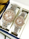 Stylish Unisex Rose Gold Analogue Watch – Quartz Movement, Water Resistant