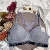 Padded Net Lace Sports Bra – Breathable & Comfortable Fit