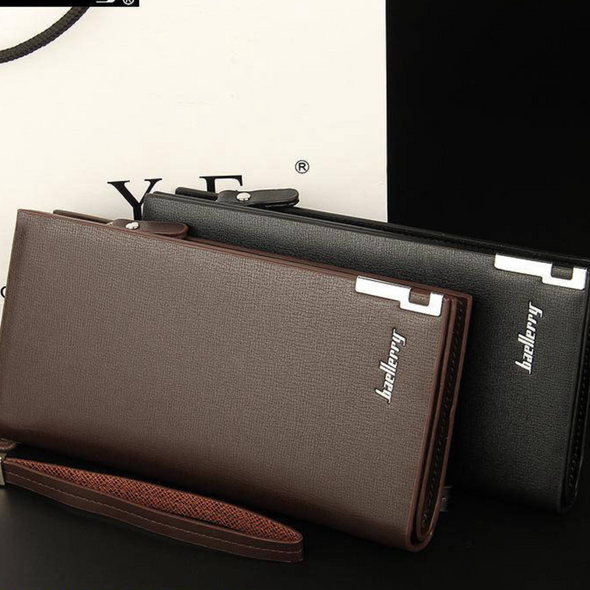 Spacious PU Leather Long Wallet – Unisex Design with 13 Pockets