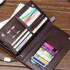 Spacious PU Leather Long Wallet – Unisex Design with 13 Pockets