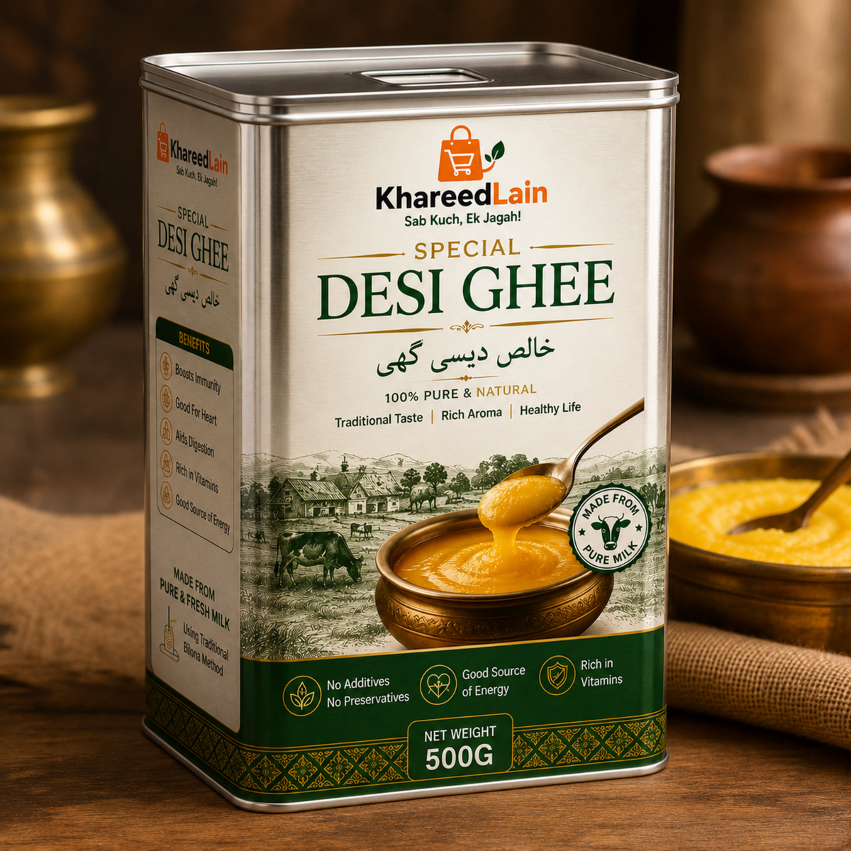 Desi Ghee 500G – خالص دیسی گھی