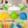 Silicone Heat Resistant Gloves Clips (Pair) – Random Color