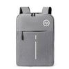 Stylish Grey Laptop Backpack – Waterproof, Lightweight & Durable