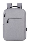 Stylish Grey Laptop Backpack – Waterproof, Lightweight & Durable