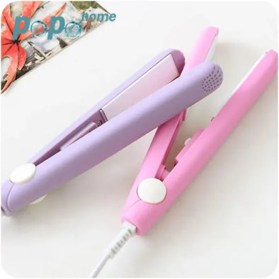 Mini Portable Hair Straightener – Random Color