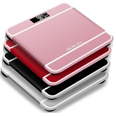 iScale Digital LED Electronic Bathroom Weighing Scale | Precision Body Weight Monitor (Tempered Glass, Automatic, Accurate)