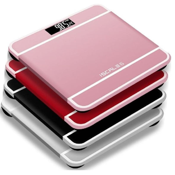 iScale Digital LED Electronic Bathroom Weighing Scale | Precision Body Weight Monitor (Tempered Glass, Automatic, Accurate)