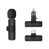 K9 Single Wireless Lavalier Microphone | Plug & Play USB Type-C & iOS Mic