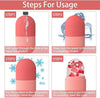 Silicone Cube Tray Facial Ice Roller | Reusable Skincare Tool